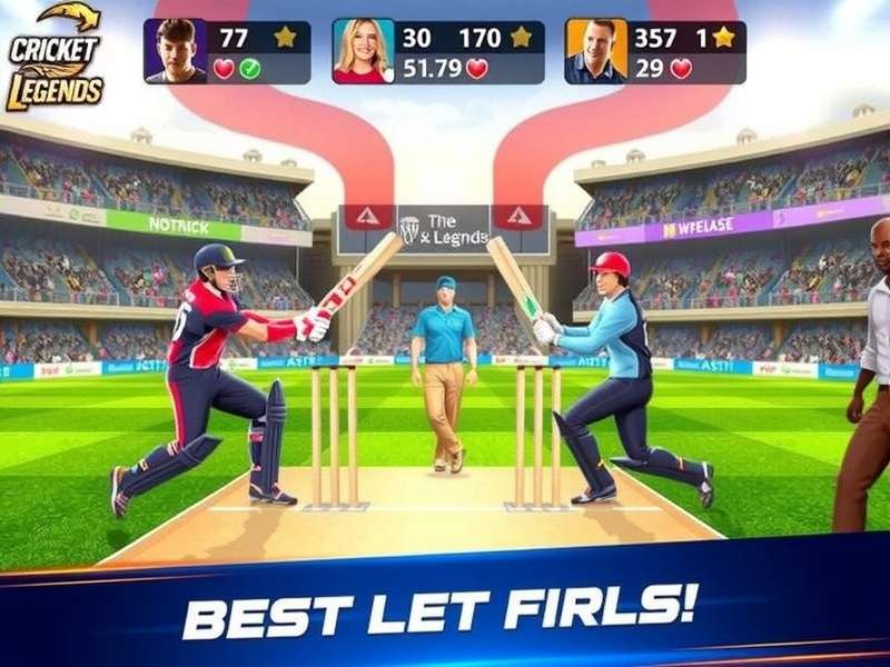 Cricket Legends Match Gameplay Screenshot